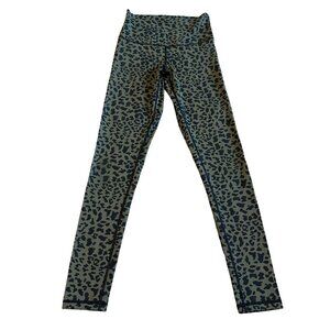 DYI Define Your Inspiration Green Cheetah Leopard Print Leggings Stretch Small